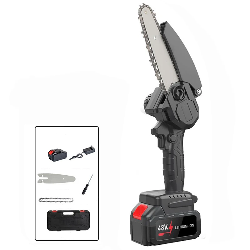 6-inch Portable Chain Saw Charging Saw Handheld Electric Saw Charging Set 48HV Battery Specification Electric Precision Tool Ele
6-inch Portable Chain Saw Charging Saw Handheld Electric Saw Charging Set 48HV Battery Specification Electric Precision Tool Ele
