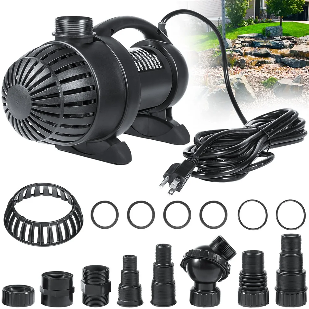 91018 3000 GPH Submersible Water Pump for Pond Waterfall Fountain Hydroponics Aquarium Skimmers Filter System Fish Tank Koi Pool
91018 3000 GPH Submersible Water Pump for Pond Waterfall Fountain Hydroponics Aquarium Skimmers Filter System Fish Tank Koi Pool