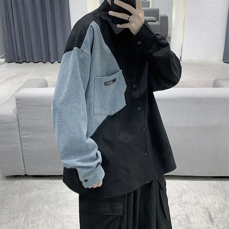 2023 Men's Trendy Denim Stitching Shirts Long Sleeve Hawaiian Shirt Camisa Masculina Social Streetwear Shirt Large Size M-5XL
2023 Men's Trendy Denim Stitching Shirts Long Sleeve Hawaiian Shirt Camisa Masculina Social Streetwear Shirt Large Size M-5XL