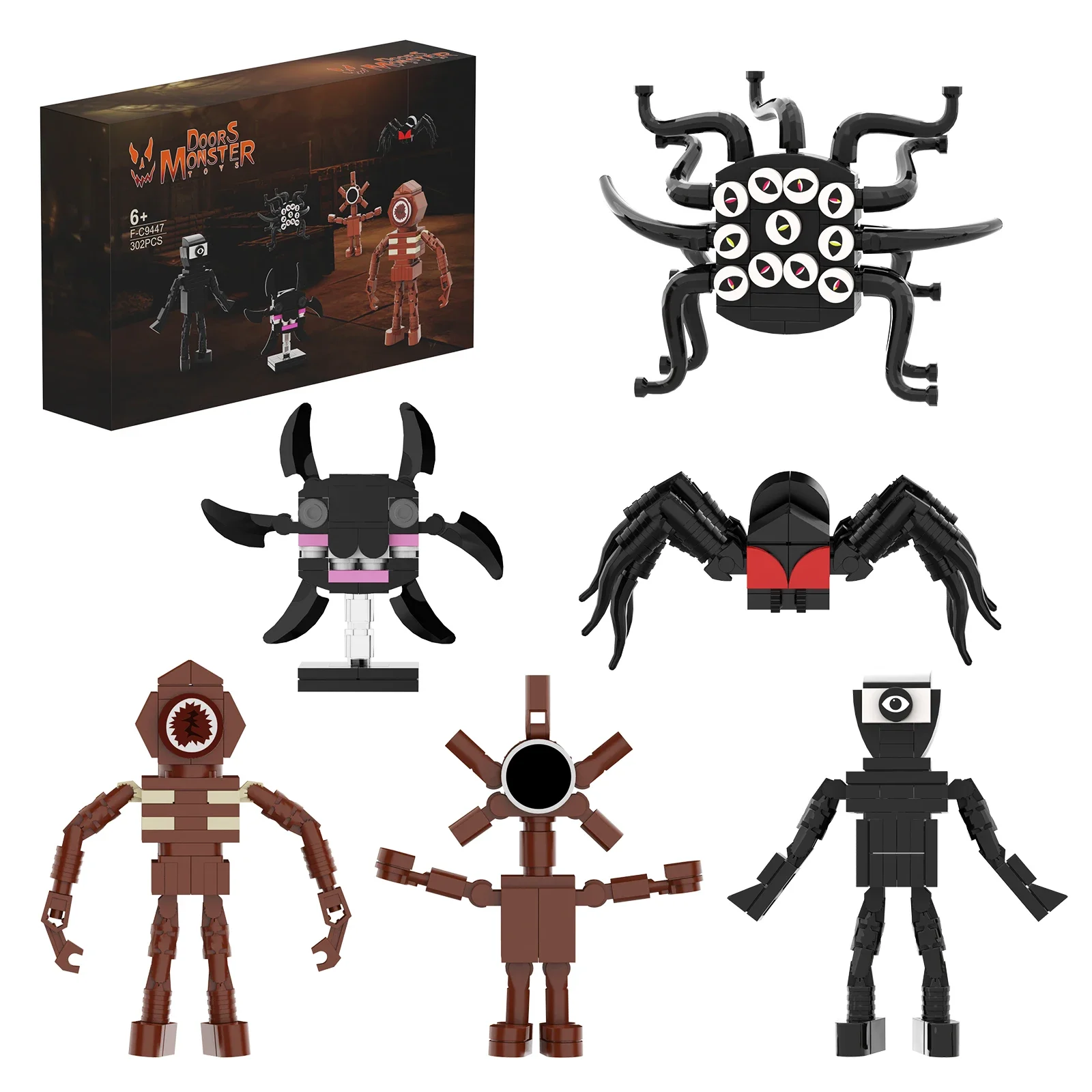 MOC Mini 5 In 1 Horror Screech Doors Demo Villains Figures Building Blocks Devil Tentacle Man-Eating Monster Children Toys Gifts
MOC Mini 5 In 1 Horror Screech Doors Demo Villains Figures Building Blocks Devil Tentacle Man-Eating Monster Children Toys Gifts