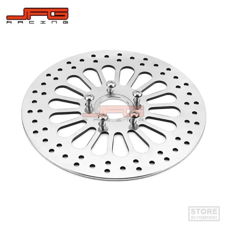 

Stainless Steel Rear Brake Disc Rotor Set 11.5 For HARLEY TOURING SOFTAIL SPORTSTER DYNA 1984-2013