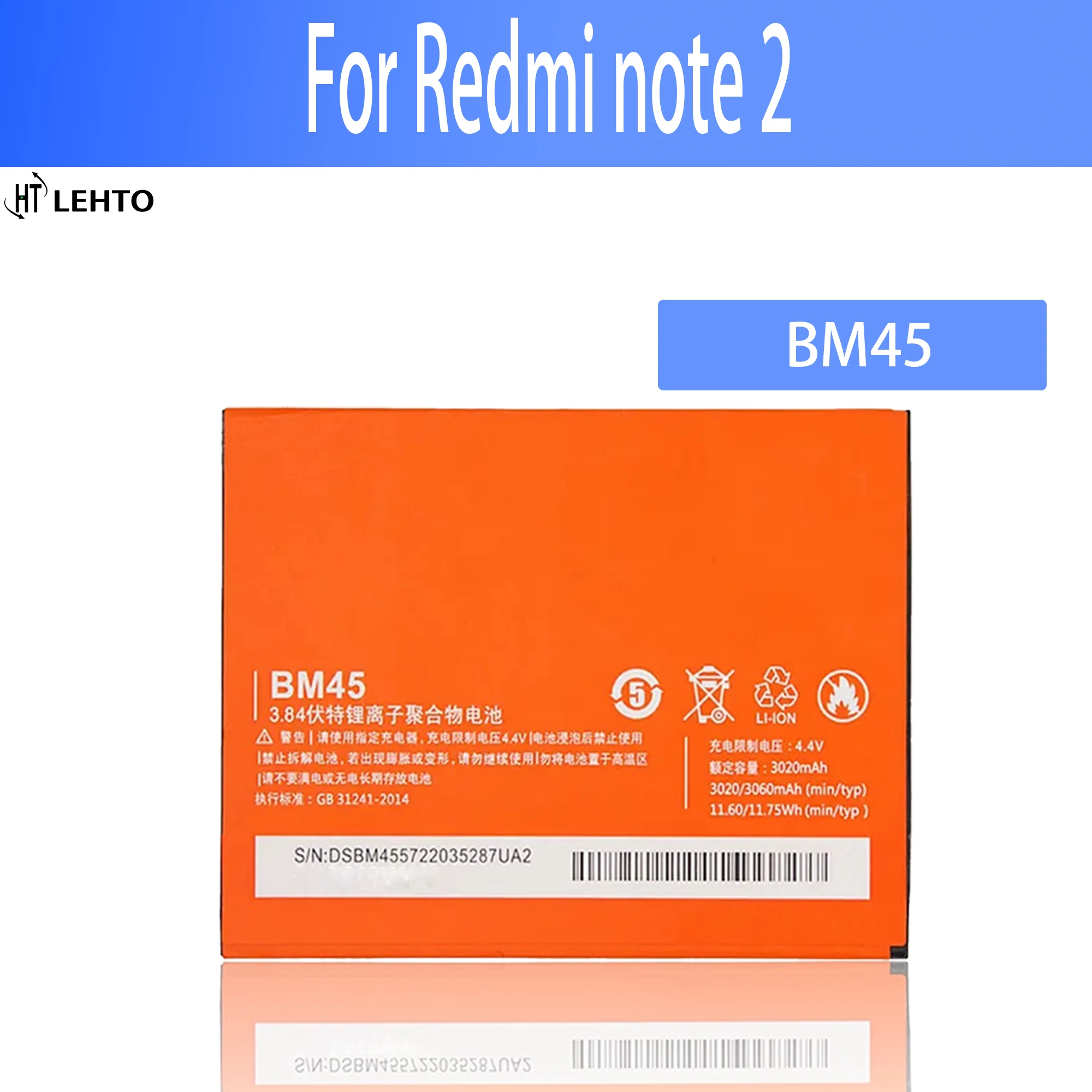 Новинка 100%, аккумулятор BM45 большой емкости для Xiaomi Redmi Note 2, батареи для телефона Honmi Note2
Новинка 100%, аккумулятор BM45 большой емкости для Xiaomi Redmi Note 2, батареи для телефона Honmi Note2