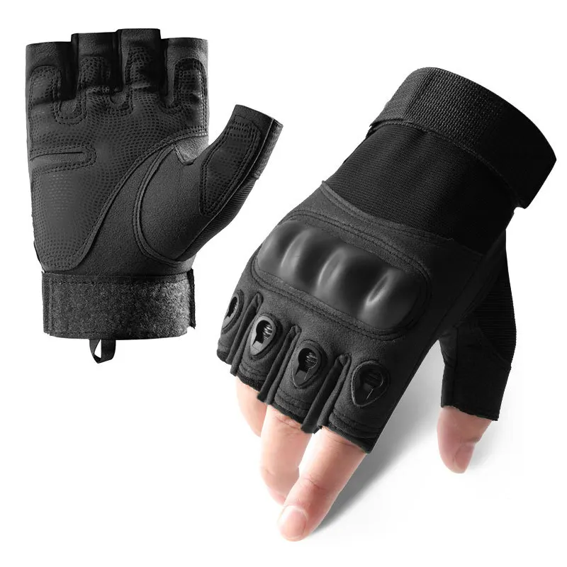 

Tactical gloves for men and women outdoor sports, cycling, protective fighting, anti slip, breathable half finger gloves