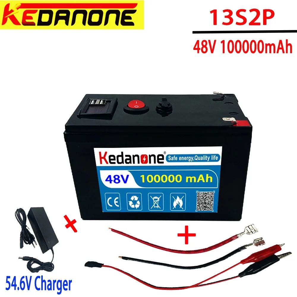 18650 lithium battery pack 48V 13S2P100Ah - 140Ah Rechargeable battery for solar energy electric vehicle battery,charger+54.6V
18650 lithium battery pack 48V 13S2P100Ah - 140Ah Rechargeable battery for solar energy electric vehicle battery,charger+54.6V