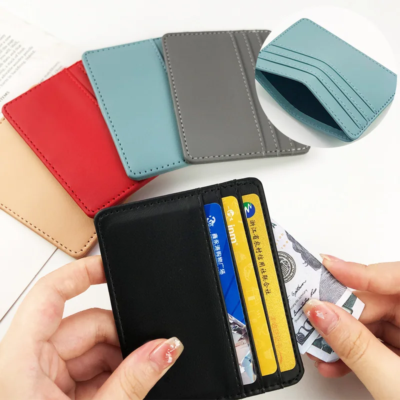 5pcs Wallet Simple Women Small Coin Cards Cover Pouch Case Bag Man Purses Ultra Thin Mini Business Bank Credit Card Holder
5pcs Wallet Simple Women Small Coin Cards Cover Pouch Case Bag Man Purses Ultra Thin Mini Business Bank Credit Card Holder