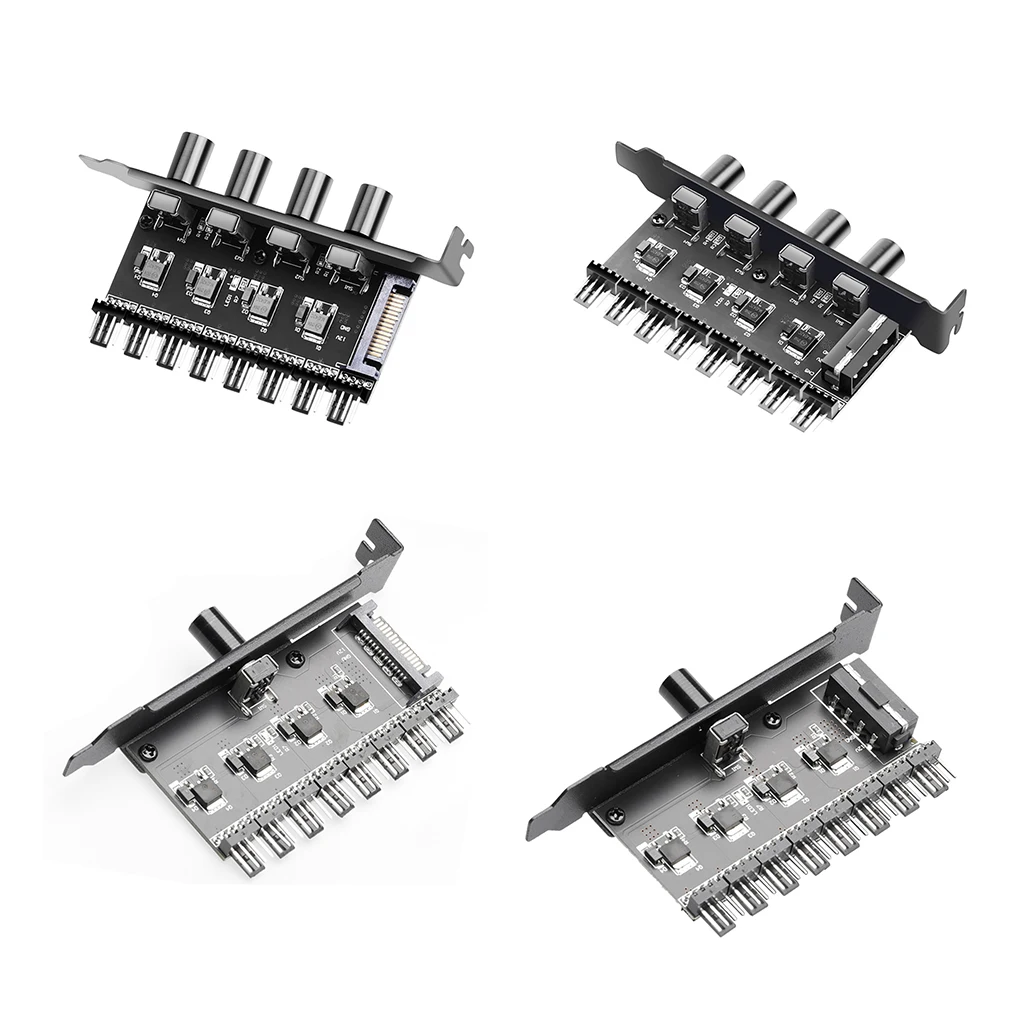 8 каналов, 3pin, 4pin интерфейс, Стандартный контроллер вентилятора, регулятор скорости вентиляторов
8 каналов, 3pin, 4pin интерфейс, Стандартный контроллер вентилятора, регулятор скорости вентиляторов