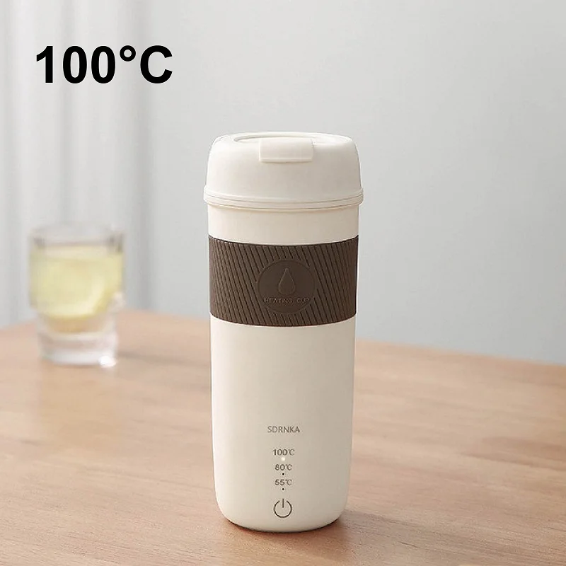 

350ml Electric Kettle Travel Portable Burn Water Cup Thermostat Kettle 304 Stainless Steel Insulation Pot Coffee Heater 220V