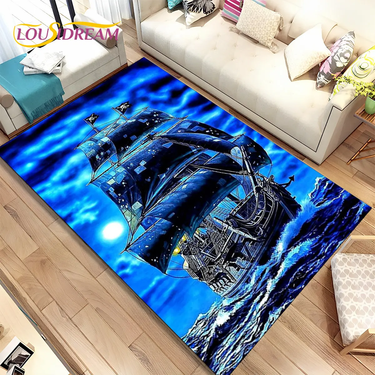 A Pirate Boat,Barque,Boat Ship Area Rug,Carpet Rug for Home Living Room Children's Bedroom Sofa Doormat Decor,Non-slip Floor Mat
A Pirate Boat,Barque,Boat Ship Area Rug,Carpet Rug for Home Living Room Children's Bedroom Sofa Doormat Decor,Non-slip Floor Mat