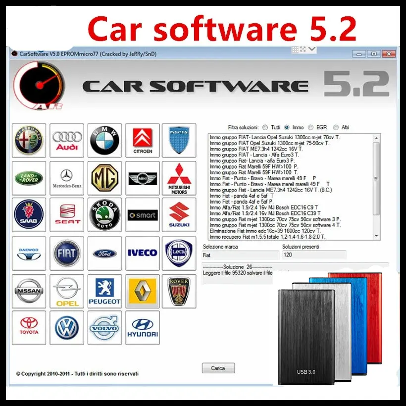 2024 Hot CARSOFTWARE 5.2 Car Software V5.2 Immo Off,EGR Off and Hot Start Fix Tool Auto repair software
2024 Hot CARSOFTWARE 5.2 Car Software V5.2 Immo Off,EGR Off and Hot Start Fix Tool Auto repair software