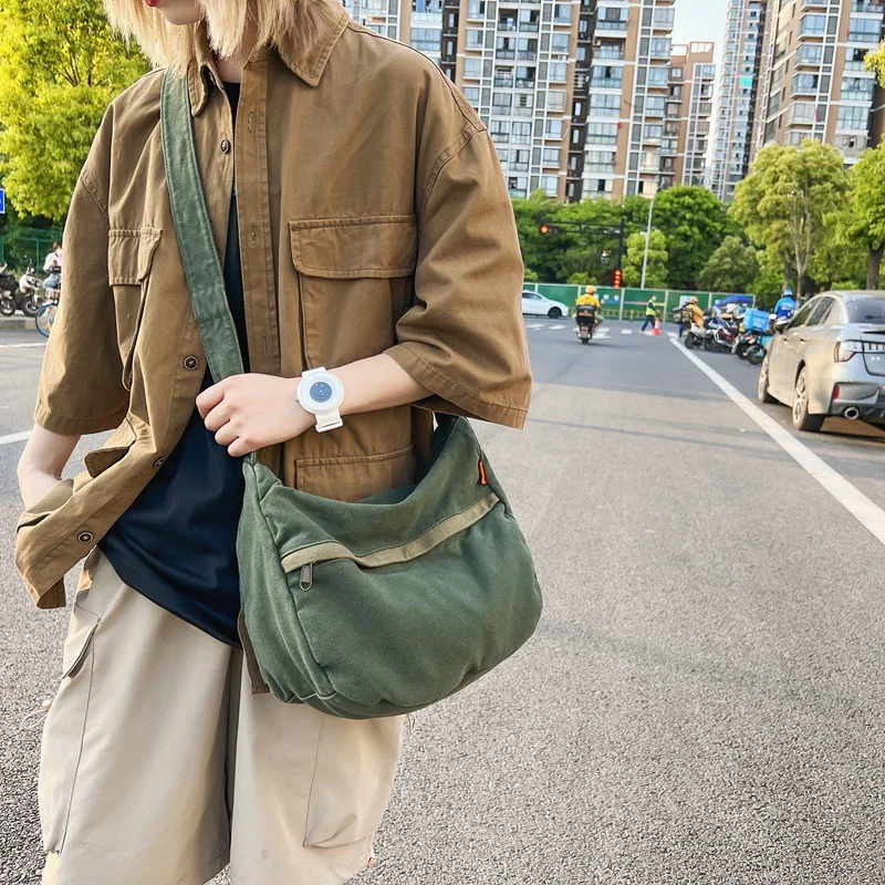 Fashionable Art Canvas Crossbody Bags Trendy Large Capacity Workwear Shoulder Bag Japanese Harajuku Art Unisex Messenger Bags
Fashionable Art Canvas Crossbody Bags Trendy Large Capacity Workwear Shoulder Bag Japanese Harajuku Art Unisex Messenger Bags