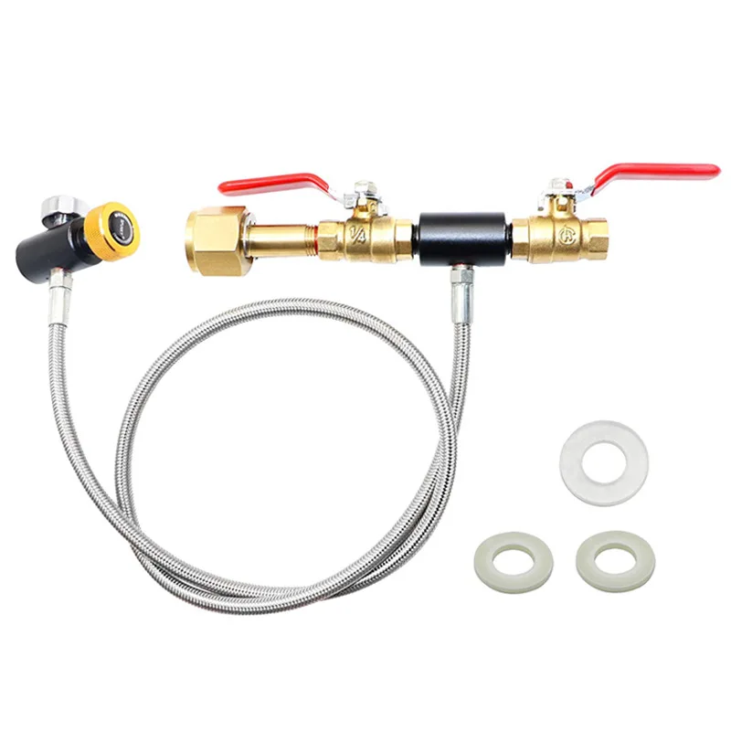 Sodastream Bubble Water Machine Gas Cylinder Filling Pipe CO2 Large Bottle Punching Small Bottle Gas Pipe Connector Adapter
Sodastream Bubble Water Machine Gas Cylinder Filling Pipe CO2 Large Bottle Punching Small Bottle Gas Pipe Connector Adapter