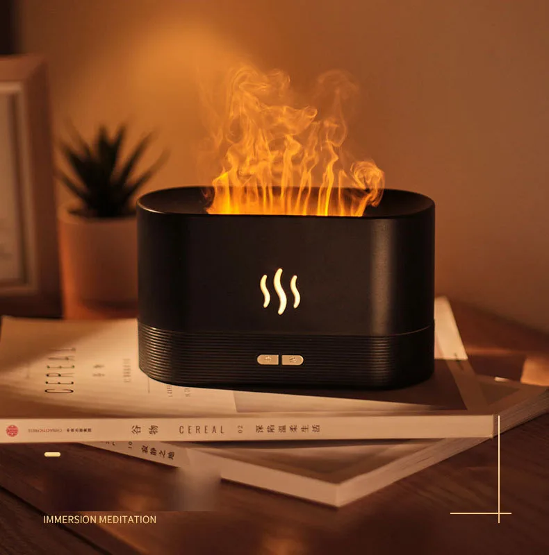 New Product Simulation Seven Color Flame Aromatherapy Home Desktop Office Atomized Air Humidifier
New Product Simulation Seven Color Flame Aromatherapy Home Desktop Office Atomized Air Humidifier