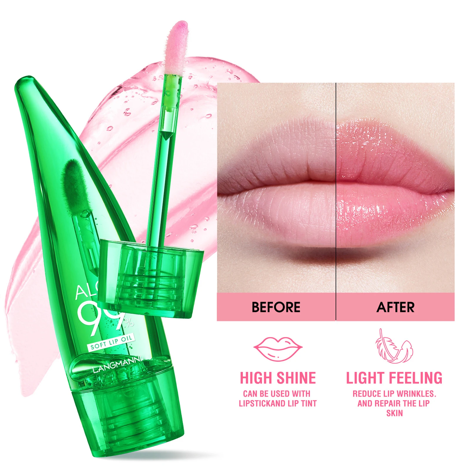 Aloe Vera Waterproof Color Changing Lip Gloss Long Lasting Not Easy To Fade Lipstick Moisturizing Color Nourishing Lip Balm
Aloe Vera Waterproof Color Changing Lip Gloss Long Lasting Not Easy To Fade Lipstick Moisturizing Color Nourishing Lip Balm