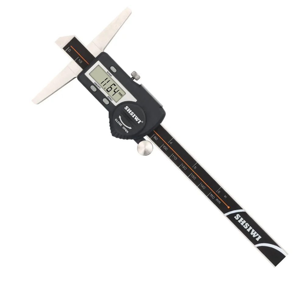 Digital Depth Vernier Caliper Electronic Digimatic Gauge Measuring Tools Inspection Test Meters Detectors Tool Parts Calipers
Digital Depth Vernier Caliper Electronic Digimatic Gauge Measuring Tools Inspection Test Meters Detectors Tool Parts Calipers