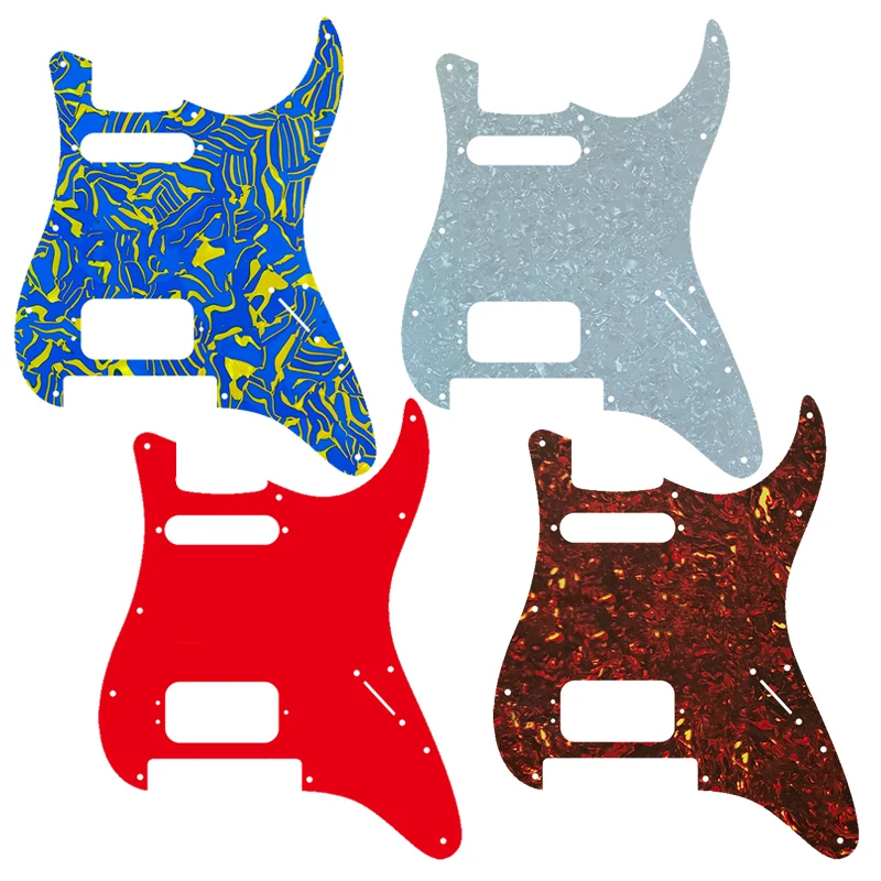 FeiMan Custom Guitar Pickguard - For US 11 Screw Holes Strat With Floyd Rose Tremolo Bridge Deluxe Humbucker HS No Control Knob
FeiMan Custom Guitar Pickguard - For US 11 Screw Holes Strat With Floyd Rose Tremolo Bridge Deluxe Humbucker HS No Control Knob