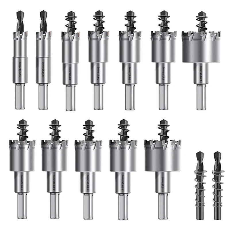 14Pcs Carbide Hole Saw Bit Set Hole Saw Bit Set Hole Saw Kit For Metal Stainless Steel Iron Wood
14Pcs Carbide Hole Saw Bit Set Hole Saw Bit Set Hole Saw Kit For Metal Stainless Steel Iron Wood