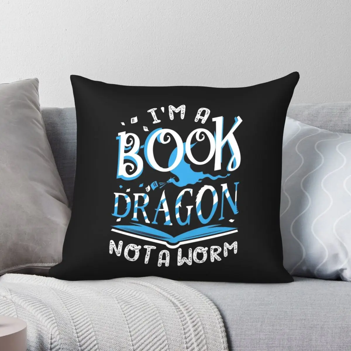 Book Dragon Square Pillowcase Polyester Linen Velvet Printed Zip Decorative Throw Pillow Case Car Cushion Cover 18"
Book Dragon Square Pillowcase Polyester Linen Velvet Printed Zip Decorative Throw Pillow Case Car Cushion Cover 18"