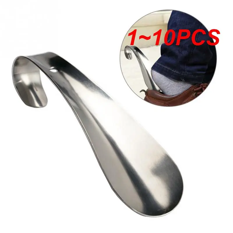 

1~10PCS Spoon Shoehorn Professional Shoehorn 14.5cm Stainless Steel Metal Shoe Horn Shoes Lifter Tool Portable Shoes Lifter