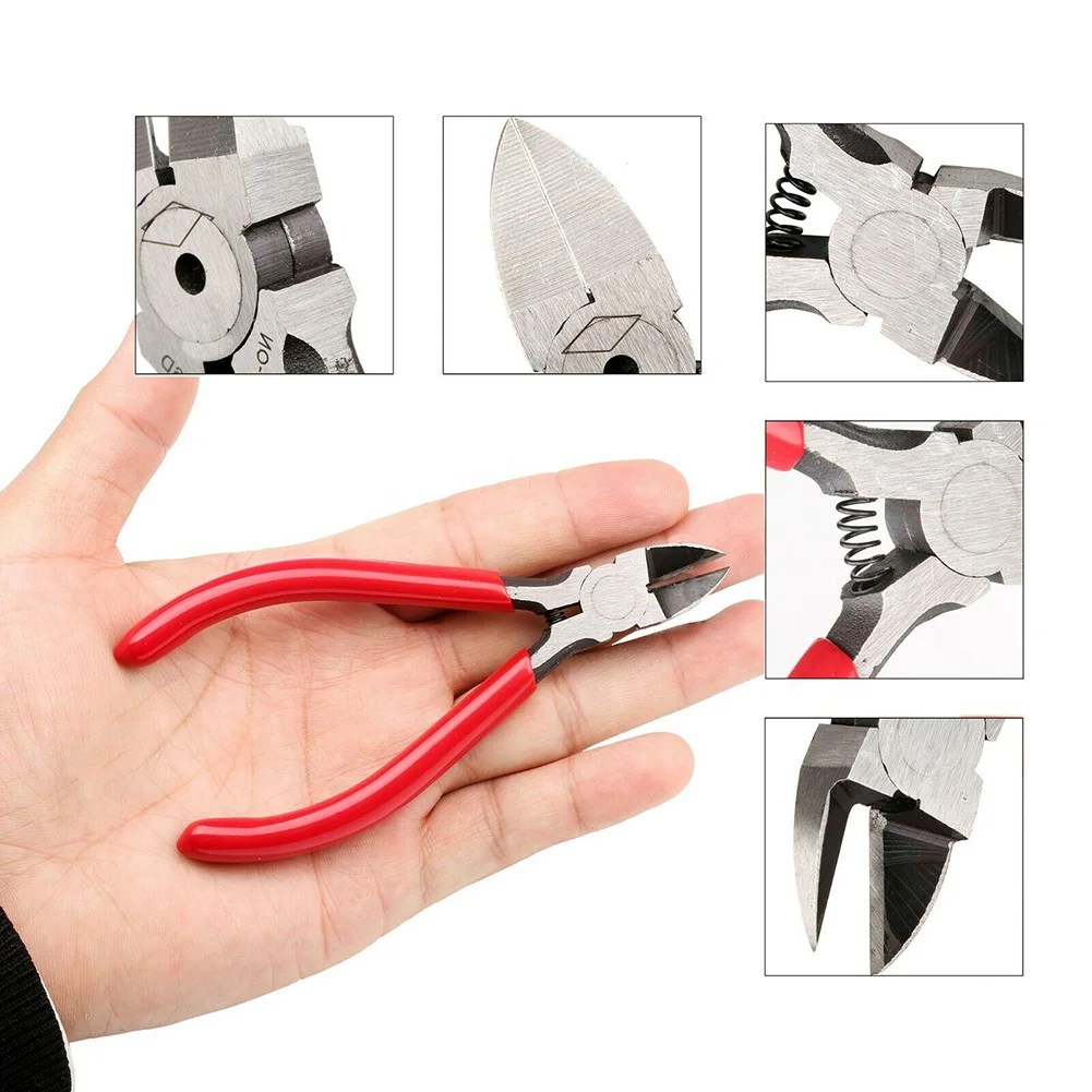 Wire Cutter Pliers 5/6 Inch Diagonal Jewelers Wire Cutter Pliers Cutting Steel Carbon Nipper Wire Plier Hand Tools For Students
Wire Cutter Pliers 5/6 Inch Diagonal Jewelers Wire Cutter Pliers Cutting Steel Carbon Nipper Wire Plier Hand Tools For Students