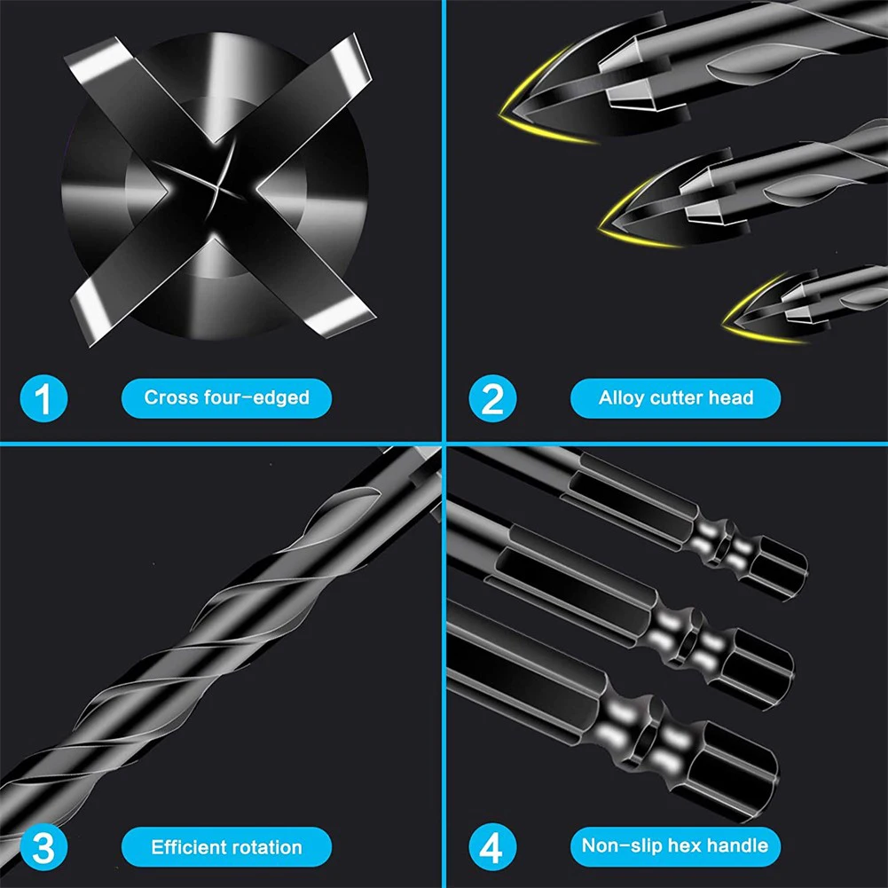 11pcs Drill Bit Extension Rod Hex Tile Hard Alloy For Hand Electric Drill Ceramic Granite Tiles Stone Concrete Wall Power Tools
11pcs Drill Bit Extension Rod Hex Tile Hard Alloy For Hand Electric Drill Ceramic Granite Tiles Stone Concrete Wall Power Tools