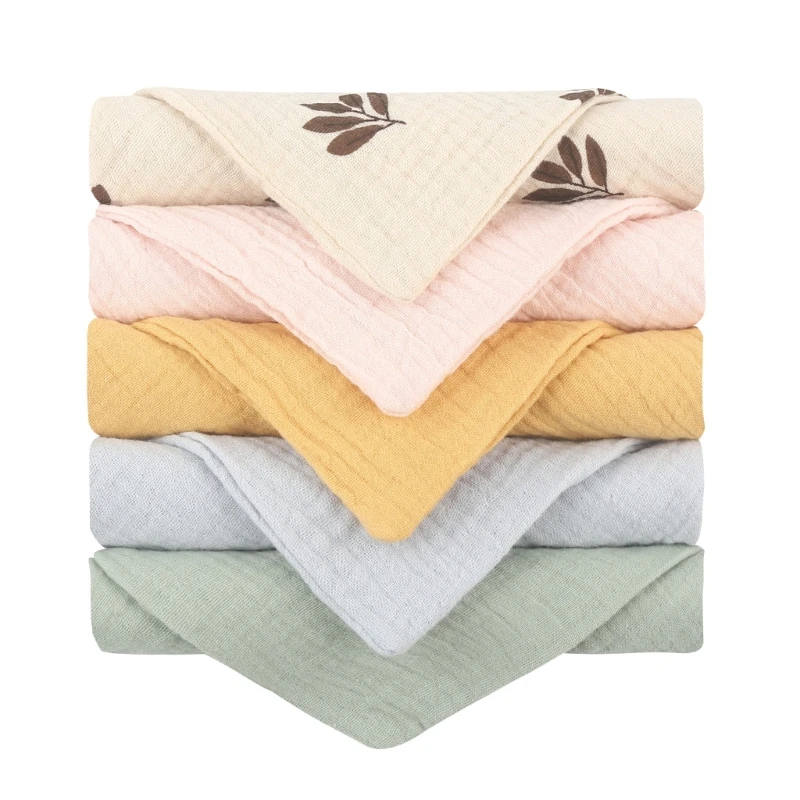 Baby Square Face Towel Infant Drooling Bibs Wash Cloth Cotton Muslin-Handkerchief Skin Friendly Nursing Burp Cloth 5PCS
Baby Square Face Towel Infant Drooling Bibs Wash Cloth Cotton Muslin-Handkerchief Skin Friendly Nursing Burp Cloth 5PCS