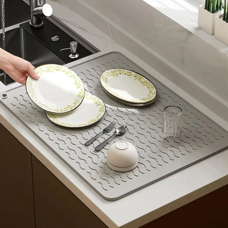 Silicone Drying Mat Dish Bowl Cup Non Slip Anti Hot Pad Trivet Spoon Rest Draining Coaster Flexible Countertop Drain Board
Silicone Drying Mat Dish Bowl Cup Non Slip Anti Hot Pad Trivet Spoon Rest Draining Coaster Flexible Countertop Drain Board