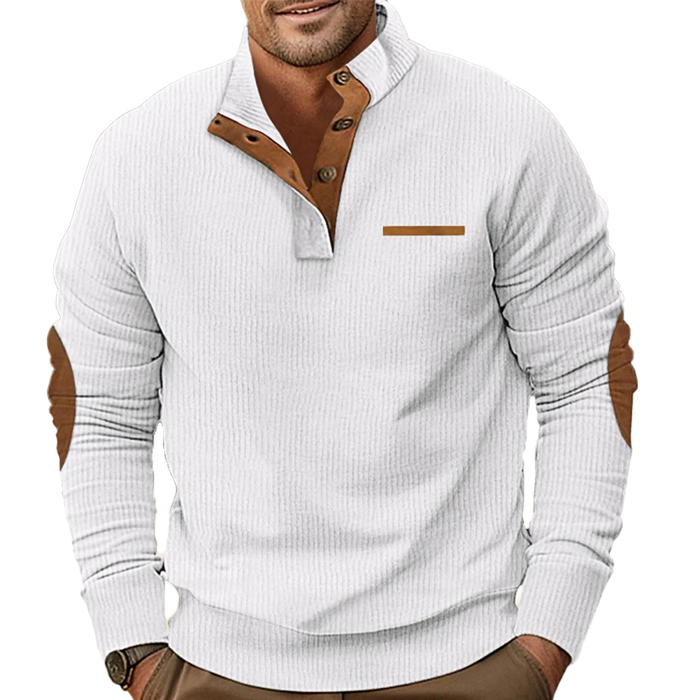 Daily Holiday Sweatshirt Pullover Sweatshirt Top V Neck Baggy Button Long Sleeve Men Outdoor Sports Stand Collar
Daily Holiday Sweatshirt Pullover Sweatshirt Top V Neck Baggy Button Long Sleeve Men Outdoor Sports Stand Collar