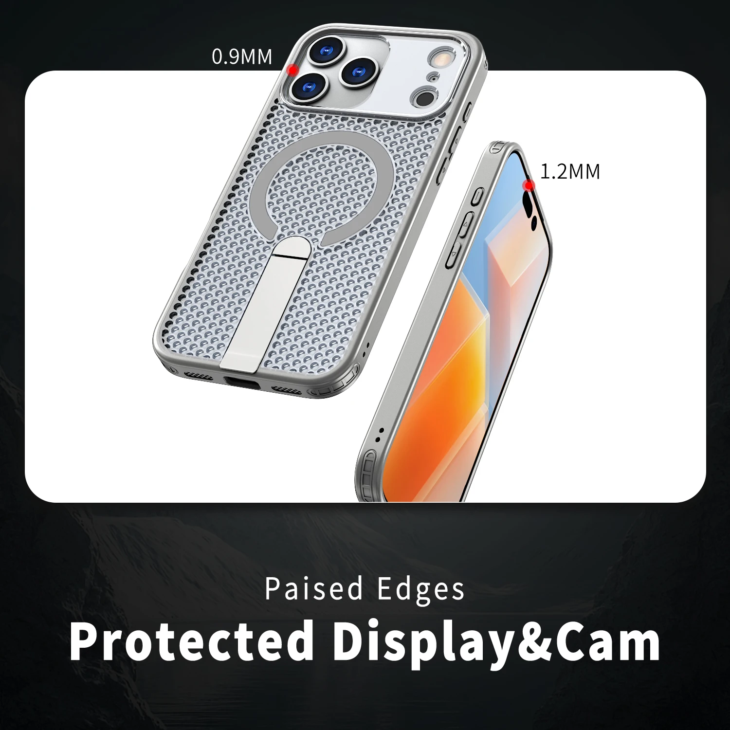 MagCool Heat Dissipation MagSafe Case for iPhone with Kickstand MagCool Heat Dissipation MagSafe Case for iPhone with Kickstand