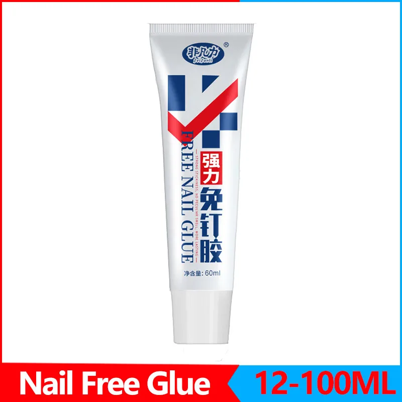 Strong Universal Nail-free Glue Waterproof Multifunction Super Adhesive for Wall Metal Mirror Bathroom Shelf without Punching
Strong Universal Nail-free Glue Waterproof Multifunction Super Adhesive for Wall Metal Mirror Bathroom Shelf without Punching