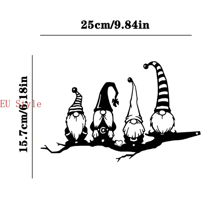 Santa Claus Branch Steel Silhouette Metal Wall Art Home Garden Decoration Yard Patio Statue Stake Decoration Garden Party Decor
Santa Claus Branch Steel Silhouette Metal Wall Art Home Garden Decoration Yard Patio Statue Stake Decoration Garden Party Decor