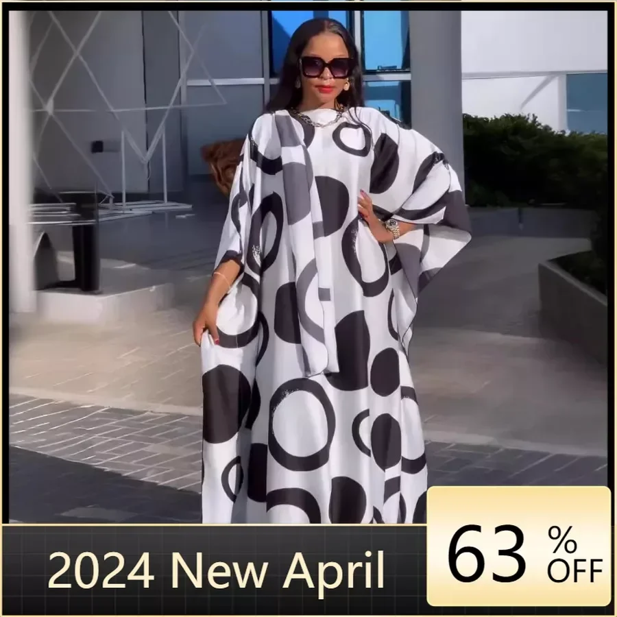 African Dresses for Women 2024 Plus Size Africa Clothes Elegant Muslim Abaya Dubai Kaftan Chiffon Maxi Dress Boubou Robe
African Dresses for Women 2024 Plus Size Africa Clothes Elegant Muslim Abaya Dubai Kaftan Chiffon Maxi Dress Boubou Robe
