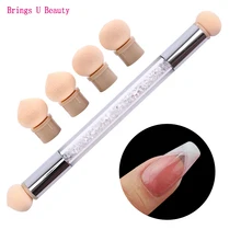 1 Set Gradient Glitter Powder Nail Brush Sponge Double Head Dotting Pen for Colorful Gel Painting Brush Manicure Tool
1 Set Gradient Glitter Powder Nail Brush Sponge Double Head Dotting Pen for Colorful Gel Painting Brush Manicure Tool