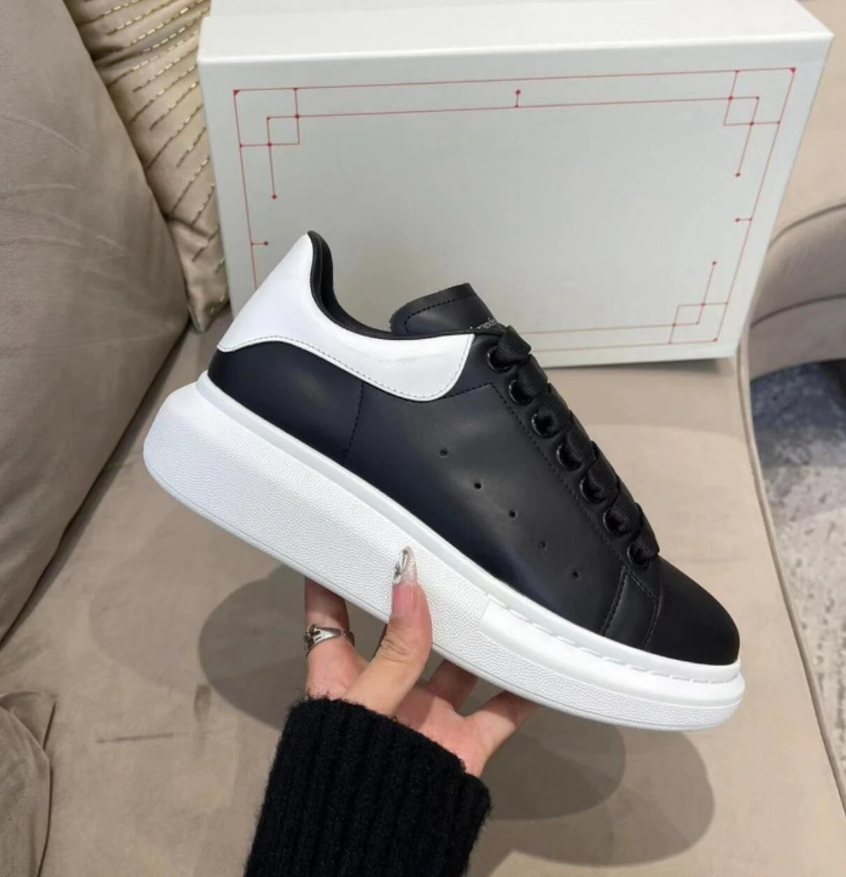

Designers oversized sneaker Casual Shoes Sole White Black Leather Luxury Velvet Suede Womens Espadrilles mens high-quality 36-44