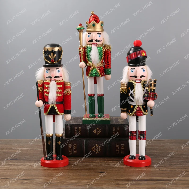 Nutcracker Soldier Puppet TV Cabinet Wine Cabinet Decorations Retro Cafe Showcase Ornaments
Nutcracker Soldier Puppet TV Cabinet Wine Cabinet Decorations Retro Cafe Showcase Ornaments