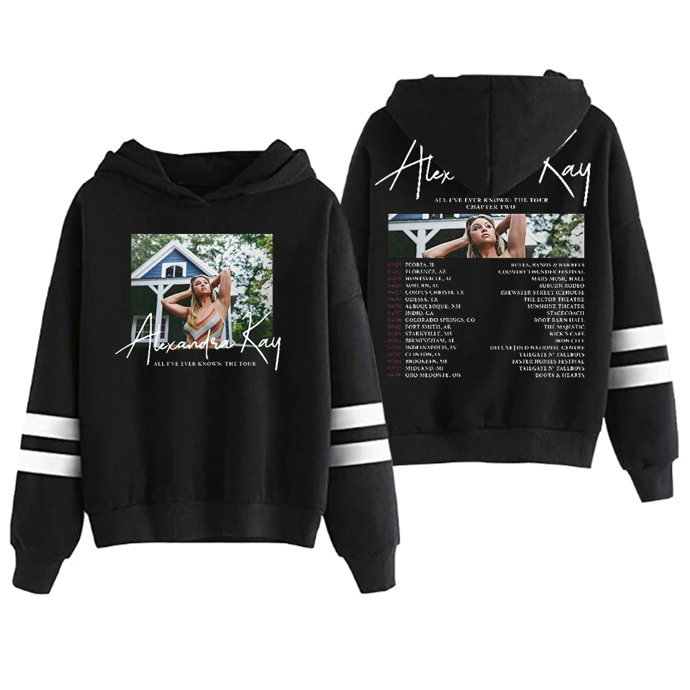 

Alexandra Kay All I've Ever Known Tour Hoodie Pocketless Parallel Bars Sleeve Streetwear Men Women Sweatshirt Fashion Clothes