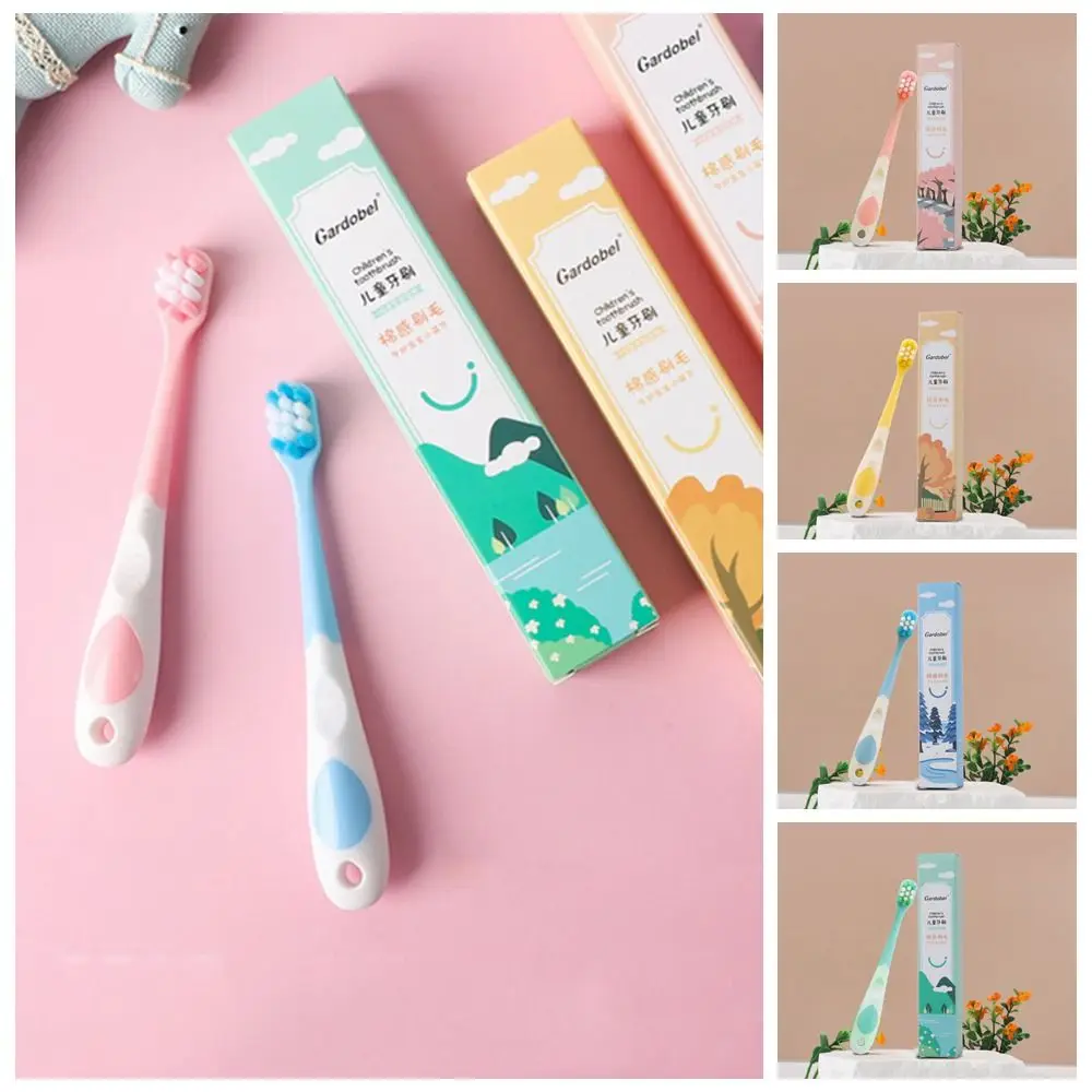 Cartoon Children's Toothbrush Soft Bristles Food Grade Soft Bristle Toothbrush Anti Slide Handle Solid Color
Cartoon Children's Toothbrush Soft Bristles Food Grade Soft Bristle Toothbrush Anti Slide Handle Solid Color
