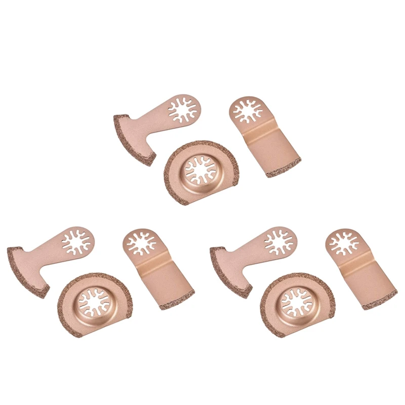 Oscillating Saw Blades - 9Pcs Multi Function Tile Saw Blades Set For Ceremic Porcelain Tile Cutting, Carbide
Oscillating Saw Blades - 9Pcs Multi Function Tile Saw Blades Set For Ceremic Porcelain Tile Cutting, Carbide