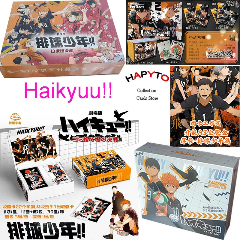 Japanse Anime Haikyuu!! Oikawa Tooru Iwaizumi Hajime Bokuto Koutarou Akaashi Keiji classice Collection Cards booster box
Japanse Anime Haikyuu!! Oikawa Tooru Iwaizumi Hajime Bokuto Koutarou Akaashi Keiji classice Collection Cards booster box