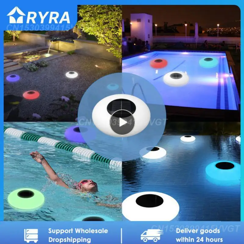 Solar Floating Light Swimming Pool Light Waterproof Multi Color LED Lights Garden Pond Lawn Lighting Night Lamp Decoration Light
Solar Floating Light Swimming Pool Light Waterproof Multi Color LED Lights Garden Pond Lawn Lighting Night Lamp Decoration Light