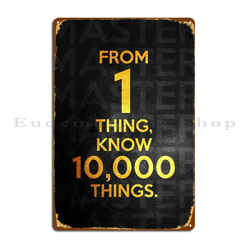 Focus And Master Musashi Metal Signs Vintage Kitchen Wall Cave Design Cinema Tin Sign Poster
Focus And Master Musashi Metal Signs Vintage Kitchen Wall Cave Design Cinema Tin Sign Poster