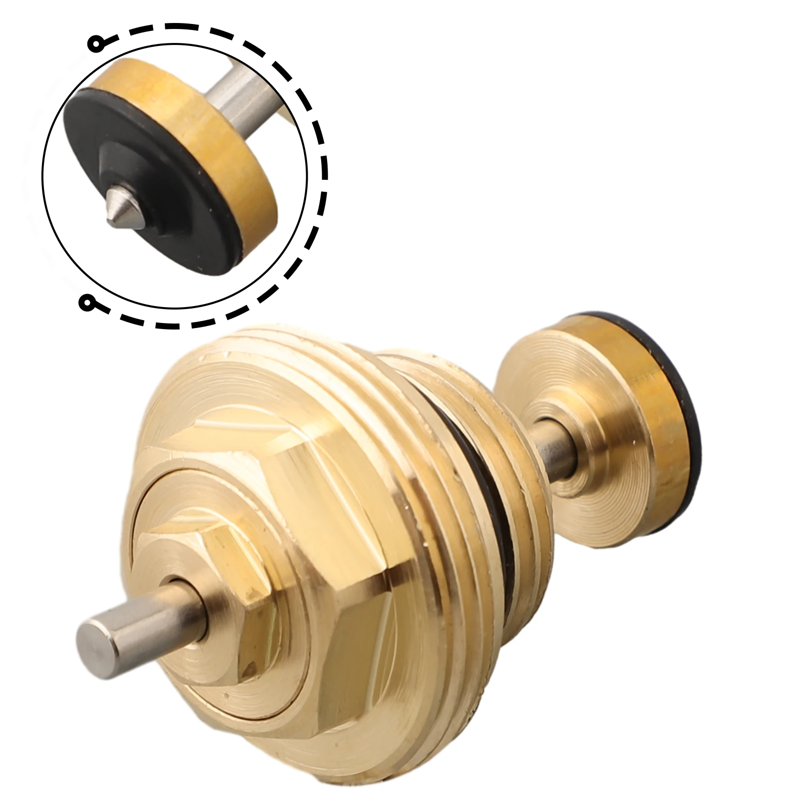 Brass Return Pin Valve Core M30x1.5 For UFH Actuator Underfloor Heating Manifold Water Distributor Tools Home Improvement
Brass Return Pin Valve Core M30x1.5 For UFH Actuator Underfloor Heating Manifold Water Distributor Tools Home Improvement