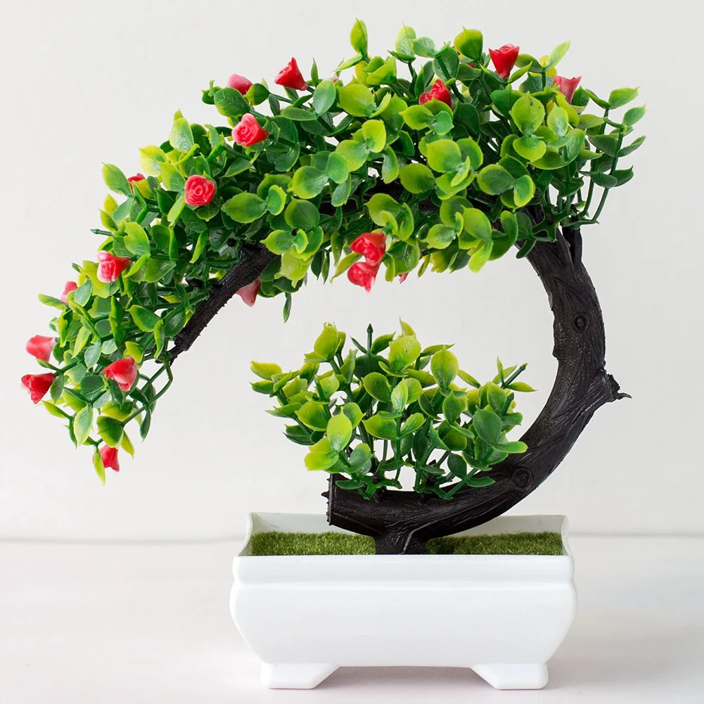 Artificial Plants Bonsai Fake Flowers Tree Pot Plants Home Hotel Garden Wedding Birthday Party Favors Decorations
Artificial Plants Bonsai Fake Flowers Tree Pot Plants Home Hotel Garden Wedding Birthday Party Favors Decorations