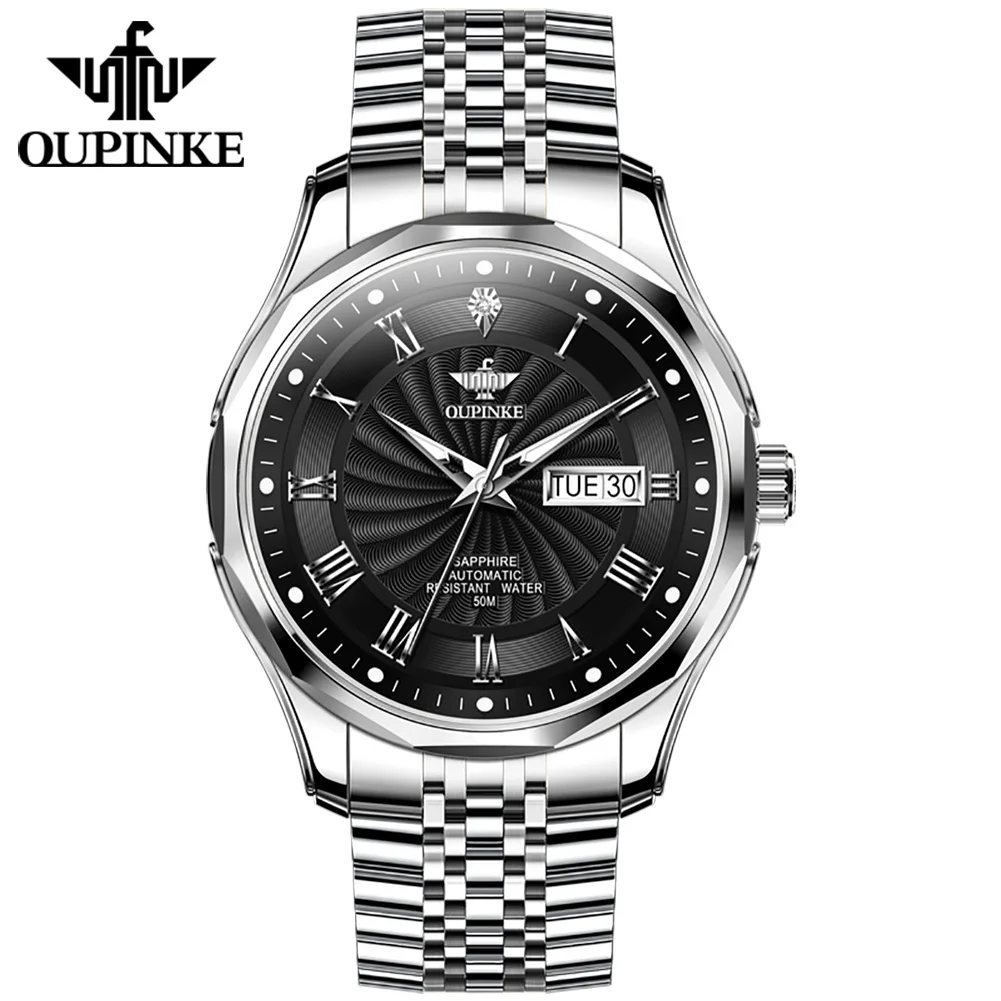 OUPINKE Fashion Automatic Mechanical Watch for Men Swiss Top Brand Luxury Sapphire Crystal Mirror Waterproof Luminous Watches
OUPINKE Fashion Automatic Mechanical Watch for Men Swiss Top Brand Luxury Sapphire Crystal Mirror Waterproof Luminous Watches