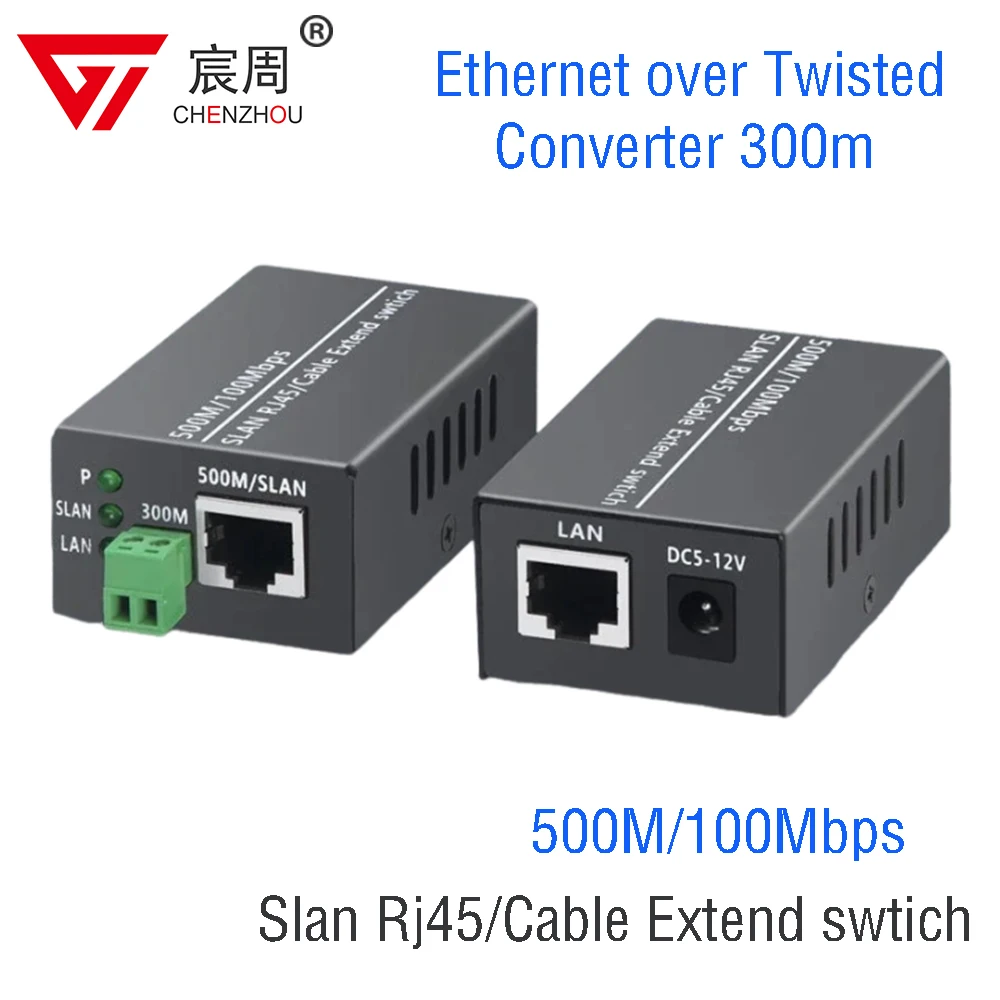 Ethernet over Twisted Pair Extender Media Converter 300m ,Ethernet Over RJ45 Cat5/6 Network Cable 500m for HD Network IP Camera
Ethernet over Twisted Pair Extender Media Converter 300m ,Ethernet Over RJ45 Cat5/6 Network Cable 500m for HD Network IP Camera