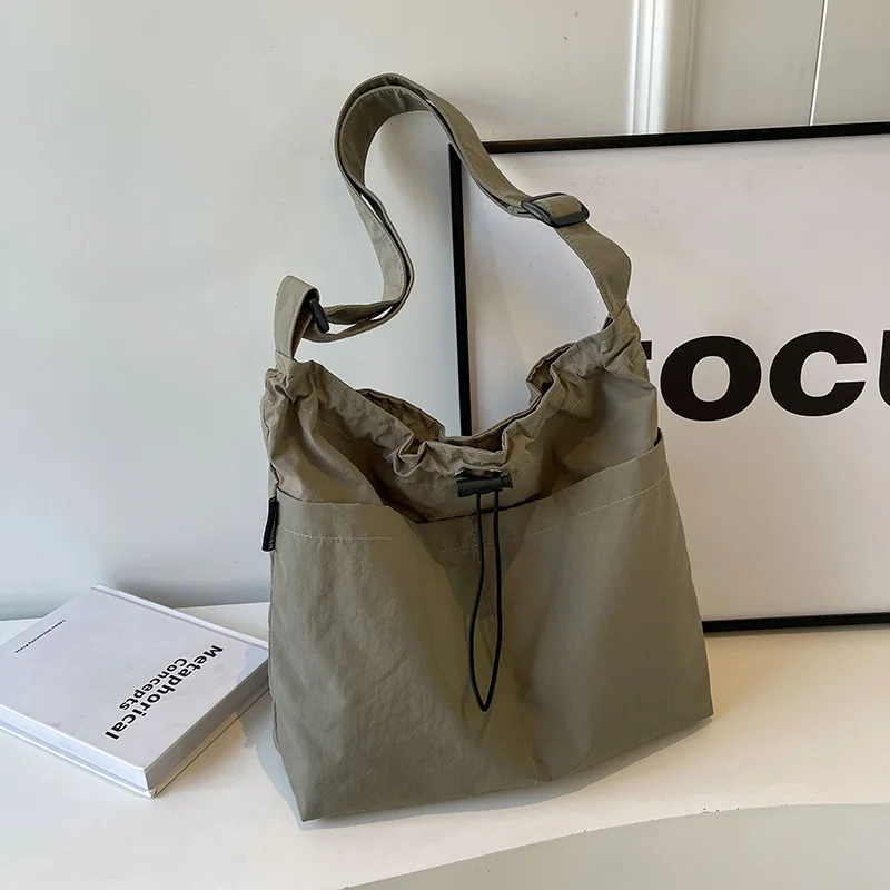 Women's Large Capacity Nylon Cloth Tote Bag Summer Versatile Crossbody & Shoulder Bag For School Class Daily Commute Women's Large Capacity Nylon Cloth Tote Bag Summer Versatile Crossbody & Shoulder Bag For School Class Daily Commute