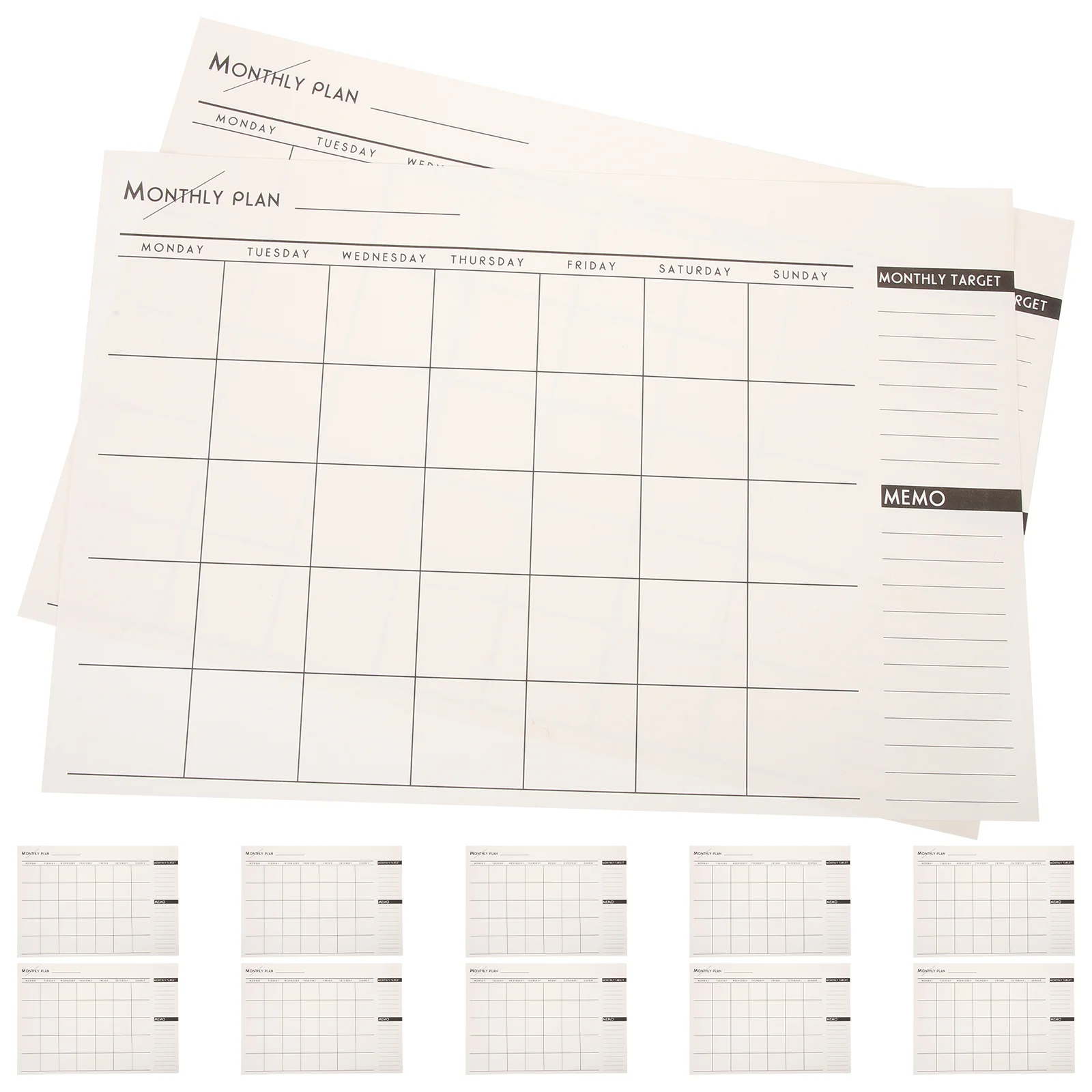 12 Pcs Simple A3 Monthly Daily Schedule Organizer Memo Schedule with 1 Pc 2023/2024 Calendar for To Do Lists Appointments Study
12 Pcs Simple A3 Monthly Daily Schedule Organizer Memo Schedule with 1 Pc 2023/2024 Calendar for To Do Lists Appointments Study