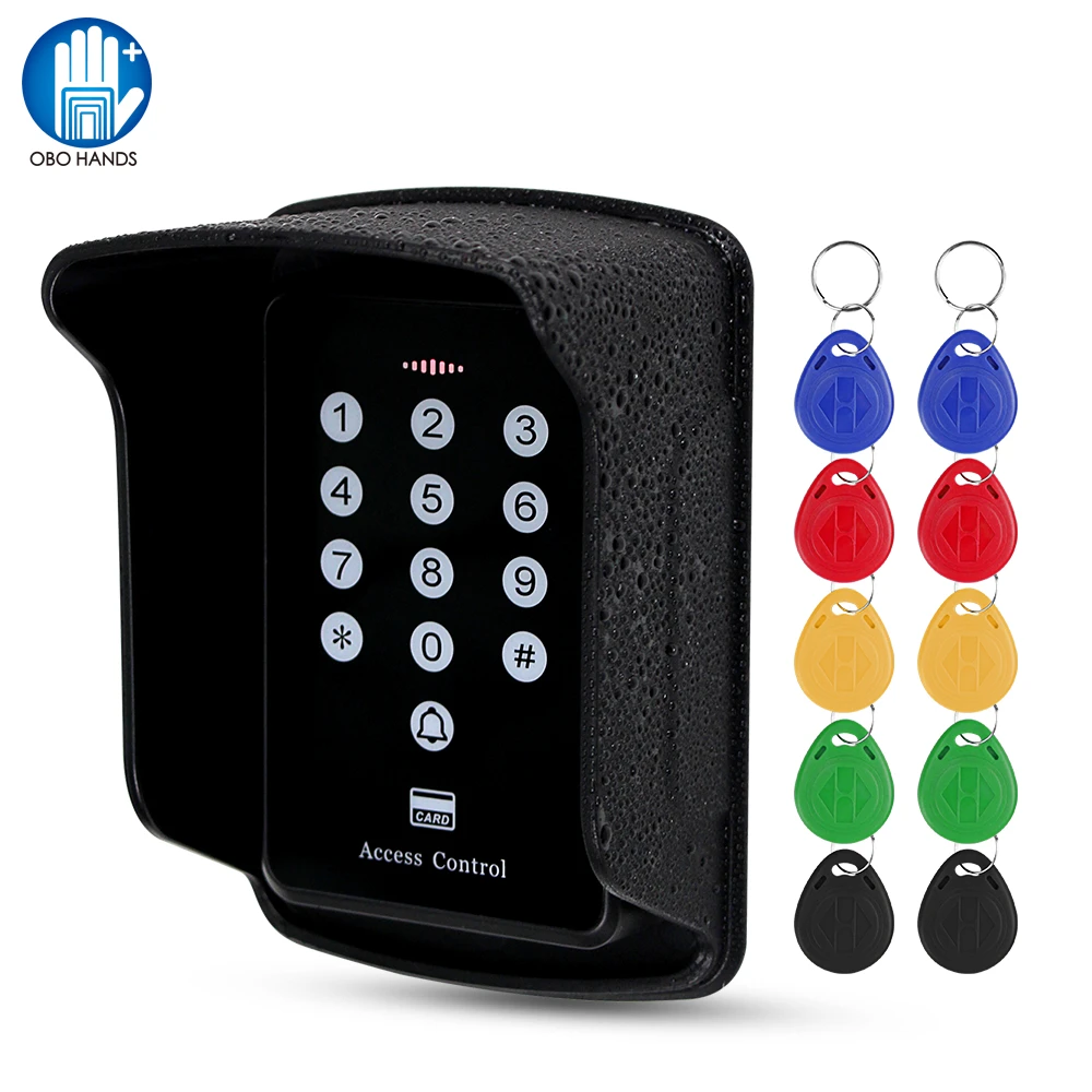 OBO Standalone Keypad 125KHz Access Controller RFID Keyboard Digits Password Lock for Door Access Control System Kit
OBO Standalone Keypad 125KHz Access Controller RFID Keyboard Digits Password Lock for Door Access Control System Kit