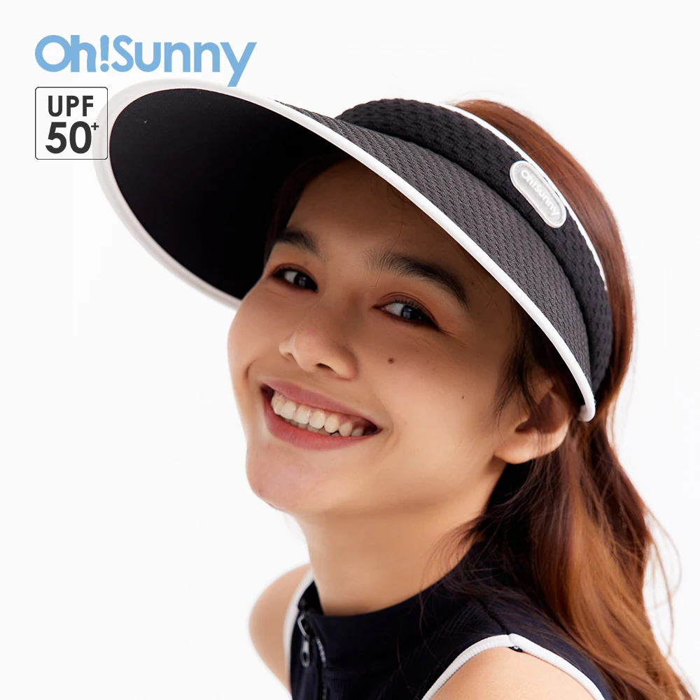 

OhSunny Summer Hats for Women UV Protection UPF50+ Sun Visor Hat Wide Brim Sun Hat Ice Beach Hats for Outdoor Traveling