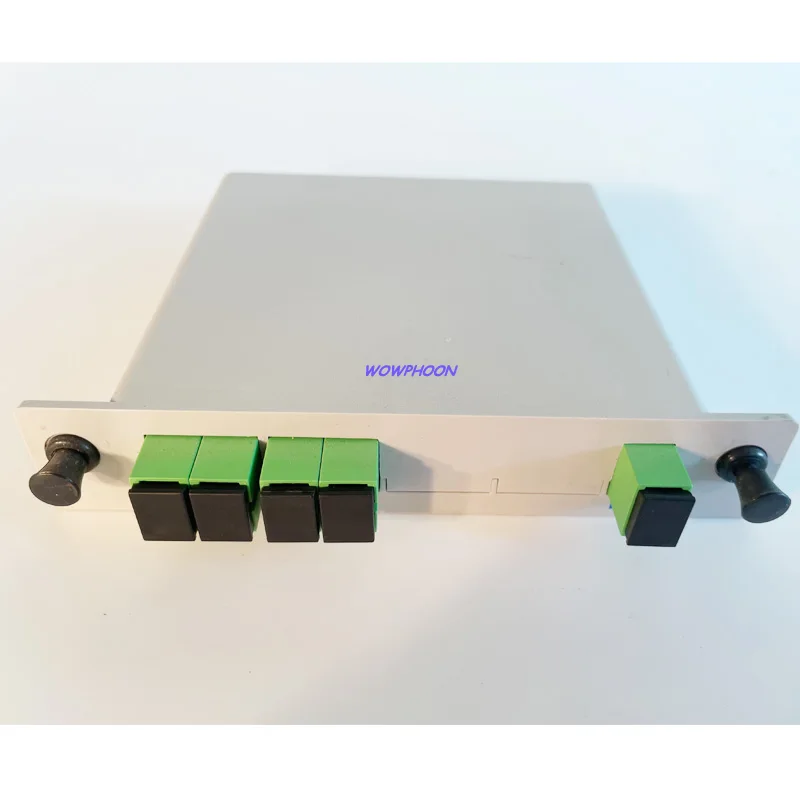 

SC UPC / SC APC LC 1X4 Fiber Optical Box PLC Splitter SC Conector Insert sheet Type Coupler Fiber Optical Coupler Splitter