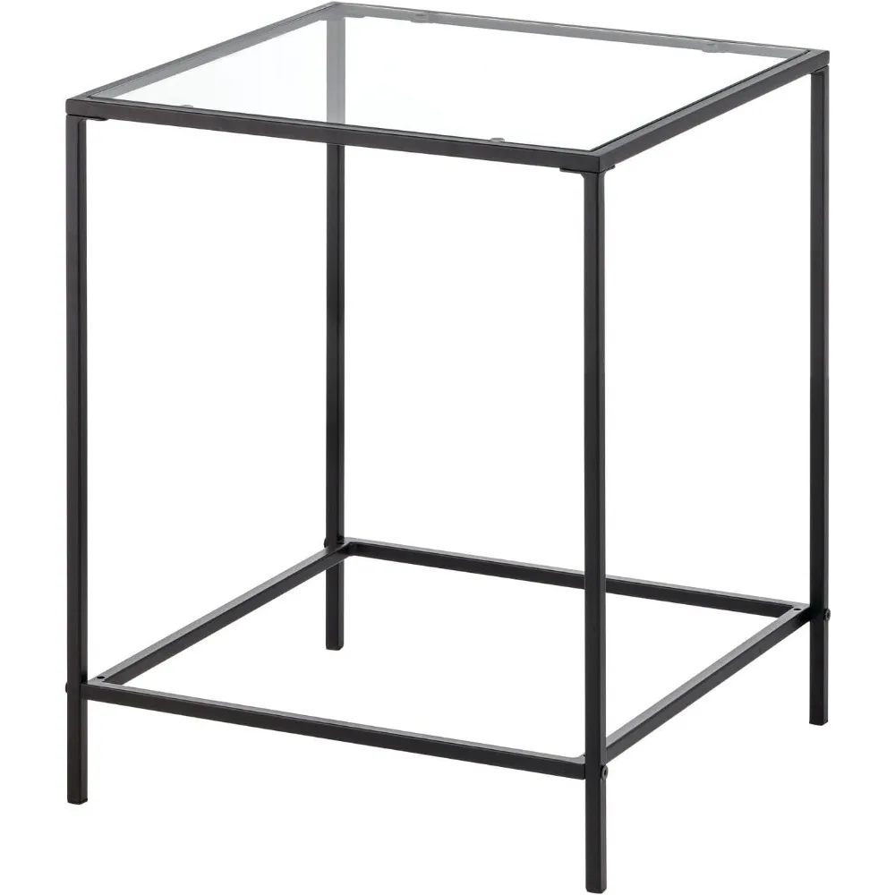 Glass Top Side Table/Coffee Table - Small Simple Square Geometric Decorative Metal Bedside Table Furniture Console Cabinet Bed
Glass Top Side Table/Coffee Table - Small Simple Square Geometric Decorative Metal Bedside Table Furniture Console Cabinet Bed